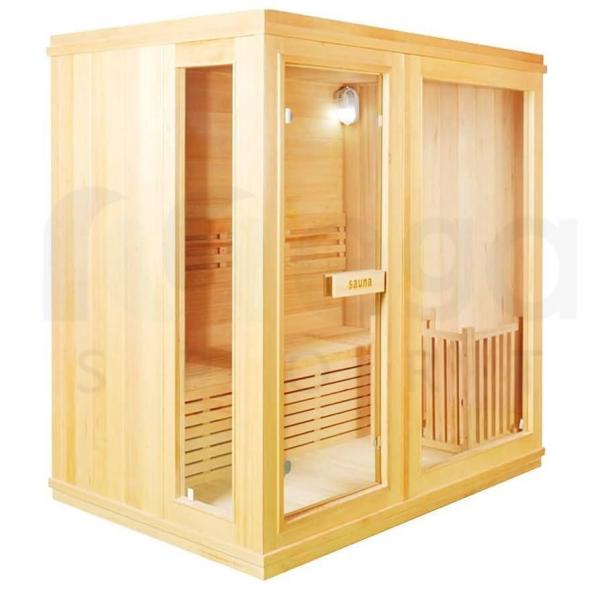 ساونا خشب بيتش باين 165*165 - ميجا سبورت