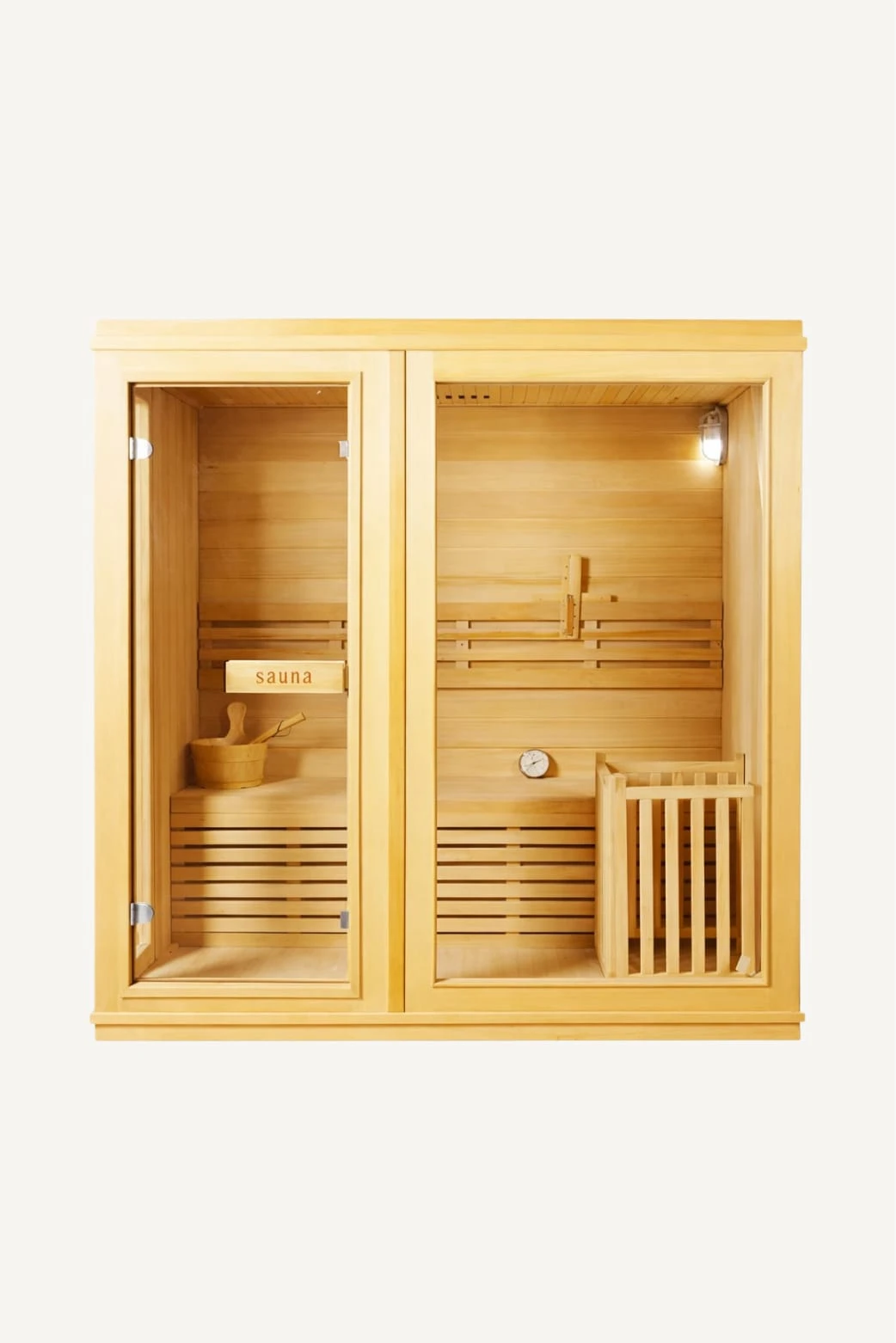 ساونا خشب بيتش باين 165*200