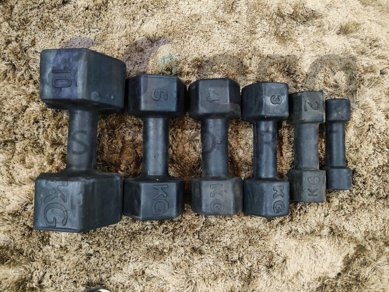 طقم دامبلز كاوتش - ميجا سبورت