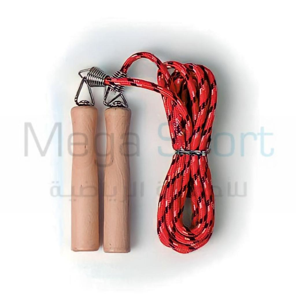 حبل تمارين يد خشب