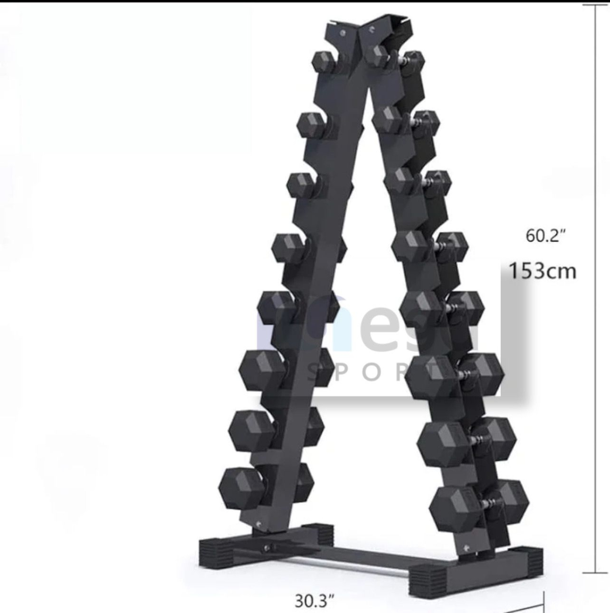 حامل دامبلز مثلث