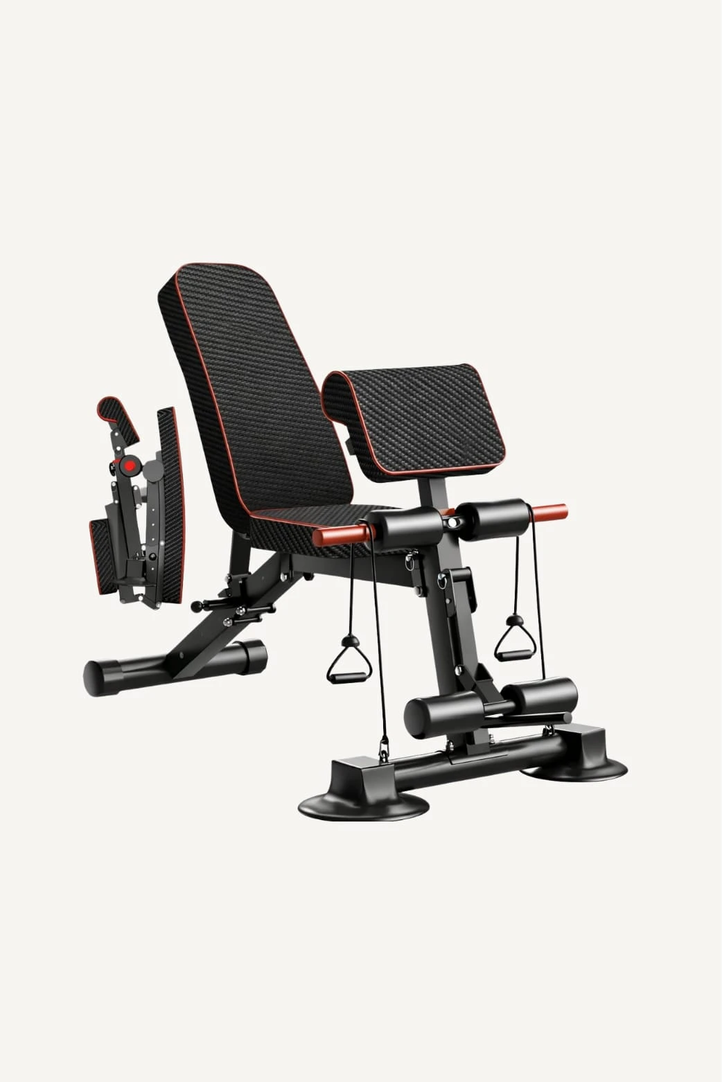 بنش مستويات مستورد مزود بحبل تمارين و2طاره