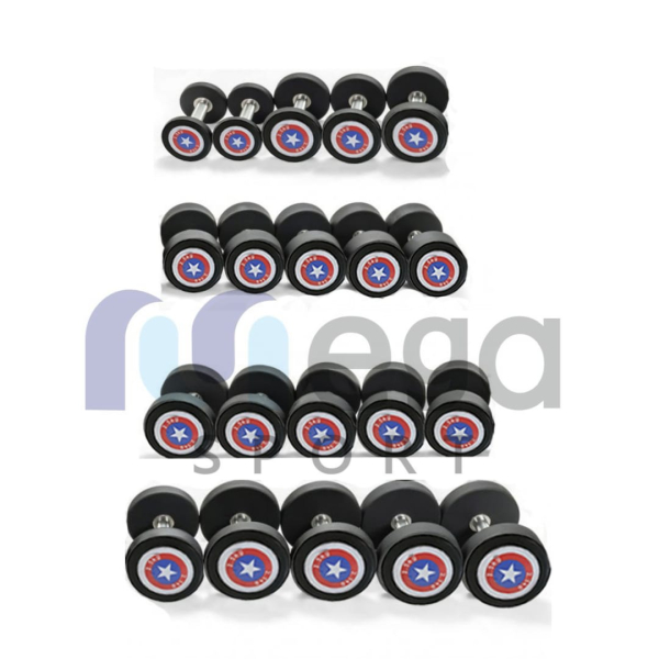 طقم دامبلز كوبى امريكان 365ك - ميجا سبورت