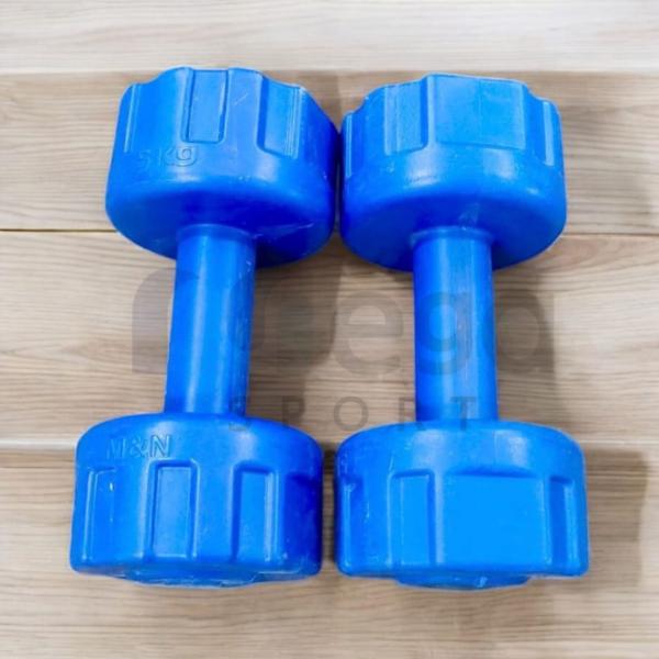 دامبلز بلاستيك 5 ك - ميجا سبورت