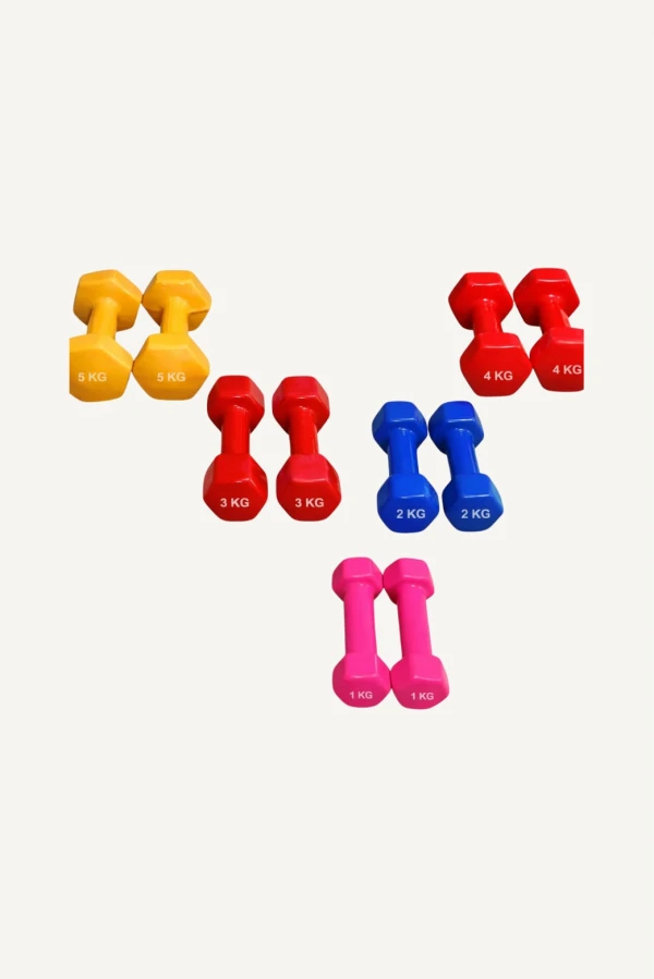 طقم دامبلز فينيل - ميجا سبورت